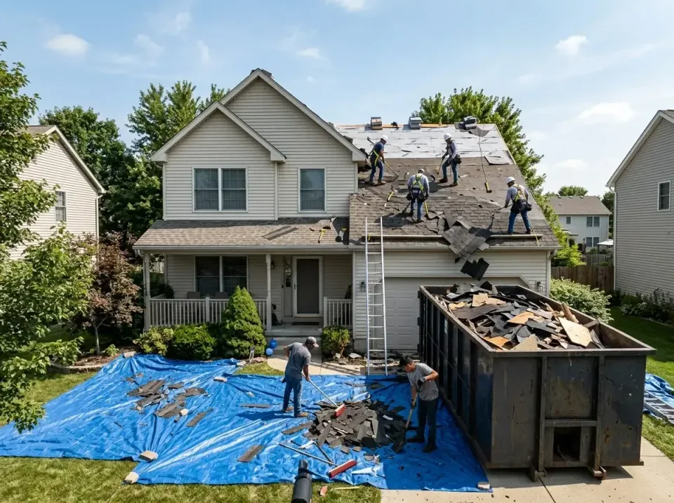 roof-replacement-debris-remova-004 — frequently asked questions, Cheapest Dumpster Rentals in South Holland, IL